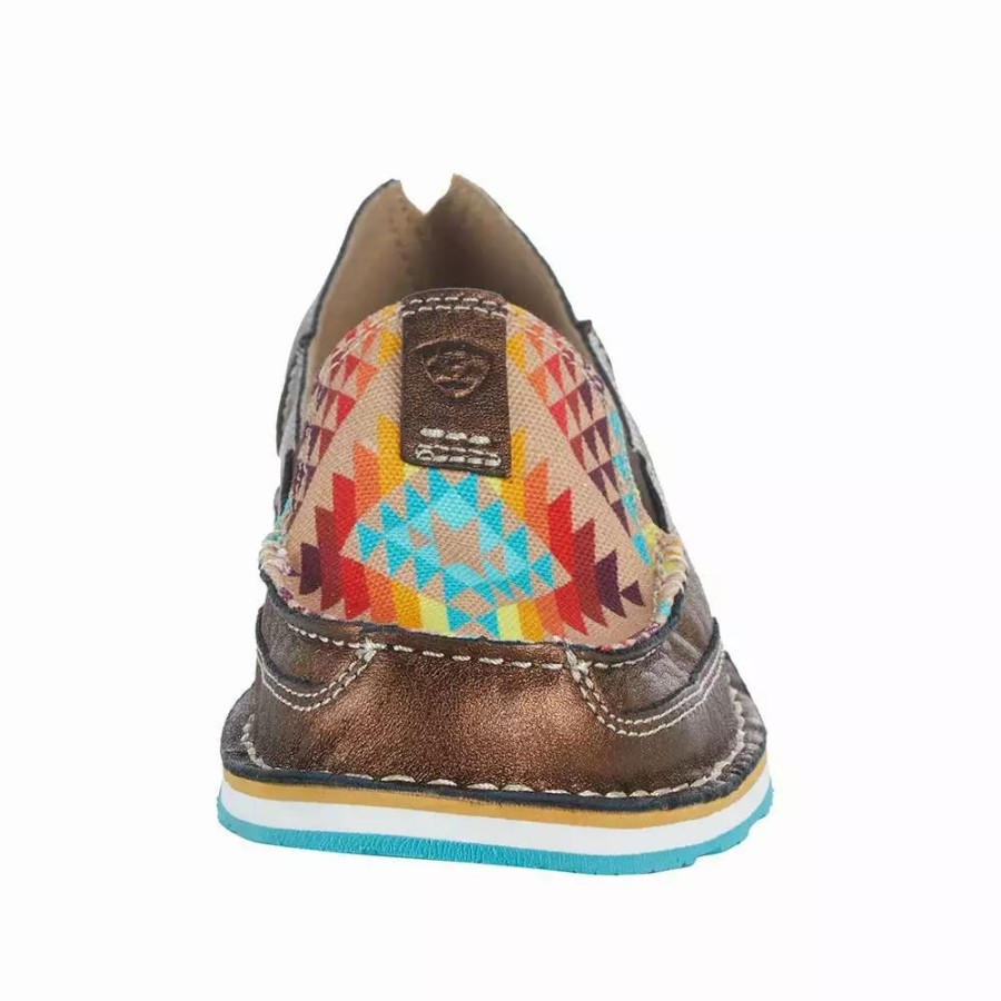 Women * | Ariat Womens Cruiser Copper Metallic/Rainbow Aztec