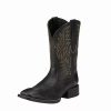 Men * | Ariat Men'S Sport Western Black Deertan Cowboy Boots