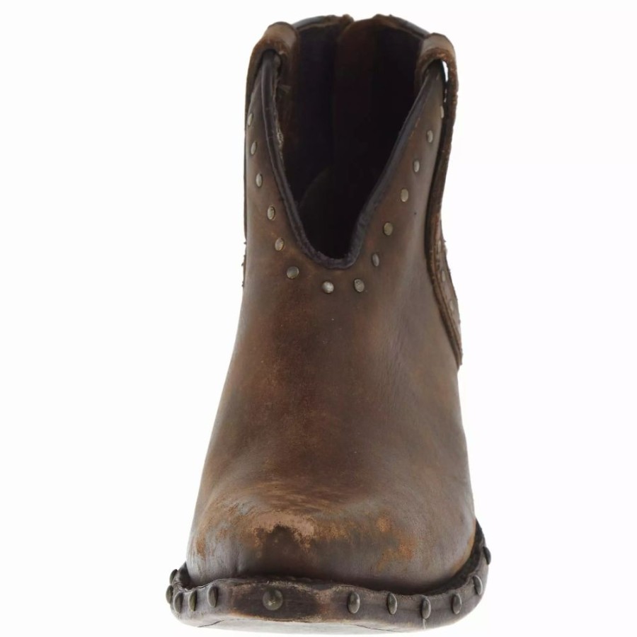 Women * | Ariat Women'S Greeley Naturally Distressed Brown Bootie