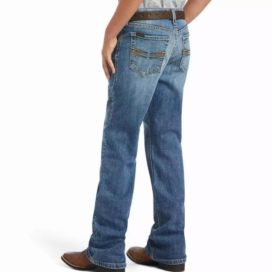 Kids * | Boy'S Ariat Straight B4 Bootcut Jeans