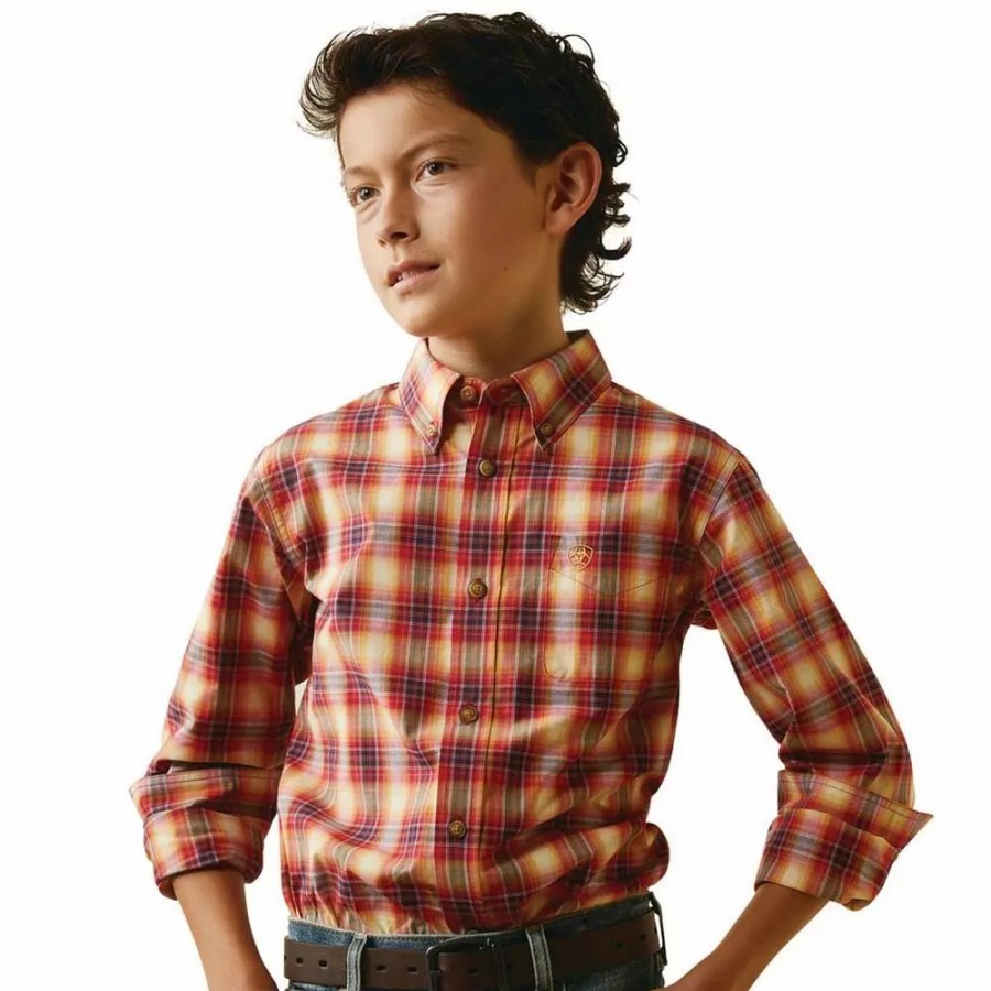 Kids * | Ariat Boy'S Pro Nayel Classic Fit Shirt