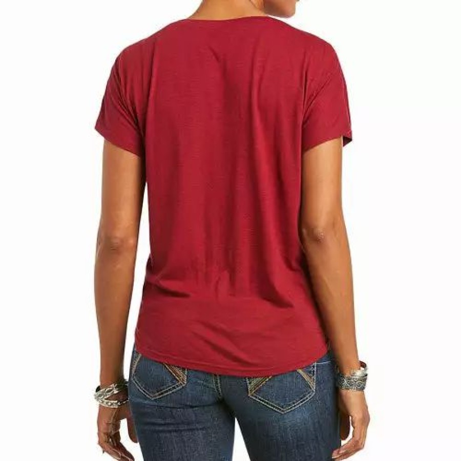 Women * | Ariat All Tied Up Tee