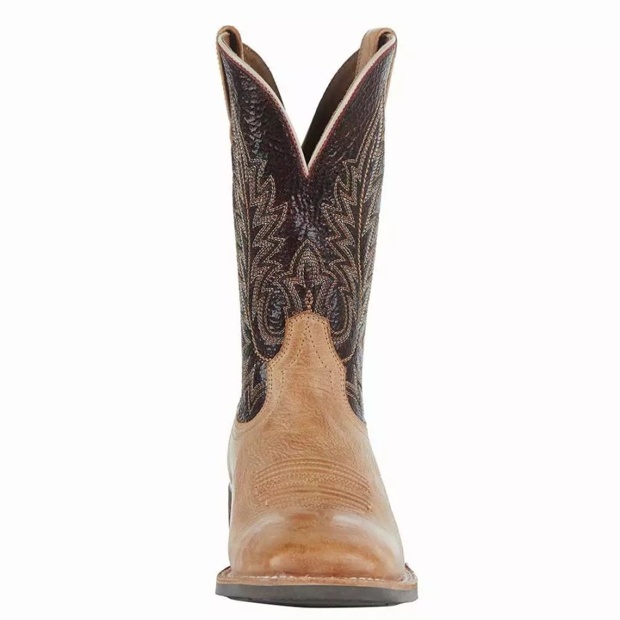 Men * | Ariat Men`S Ridin High Desert Tan 11 Dark Brick Top