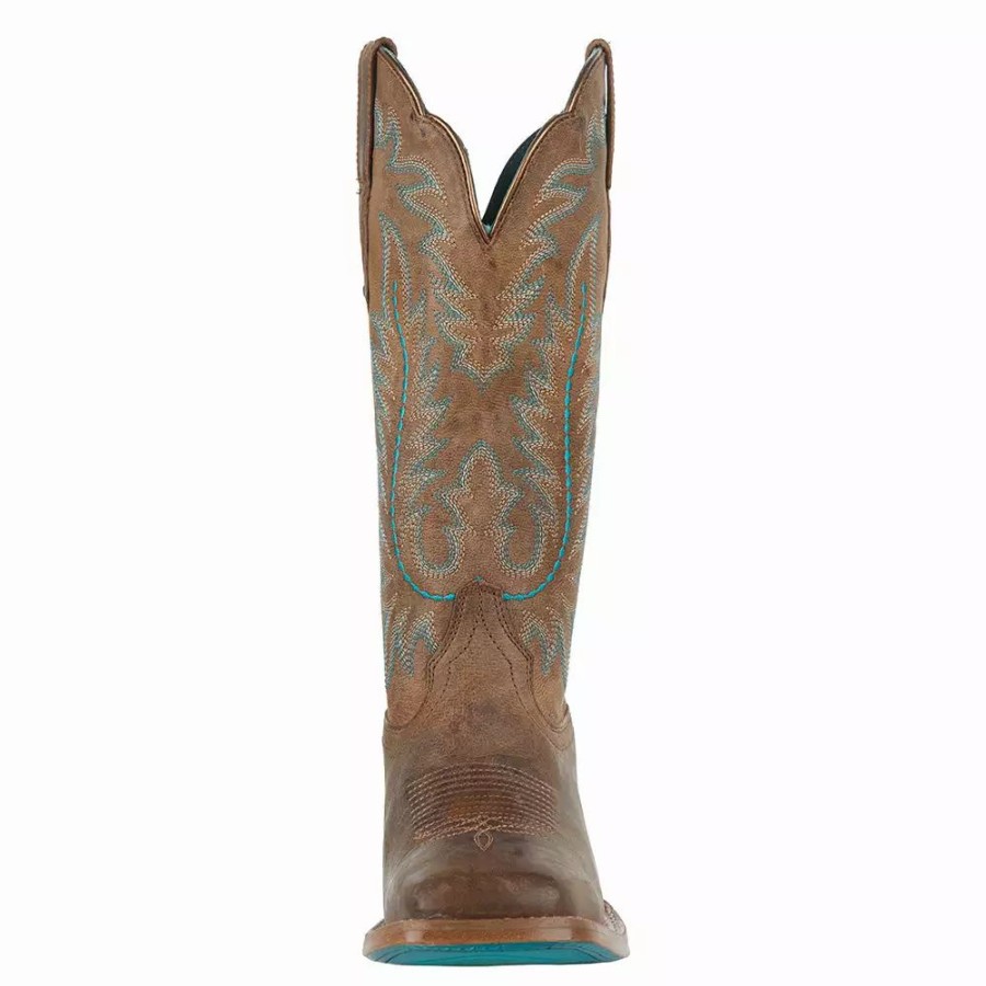 Women * | Ariat Women'S Frontier Tan 12 Tan Cowgirl Boot