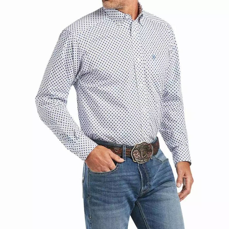 Men * | Ariat Men'S Quadry Classic Fit Shirt