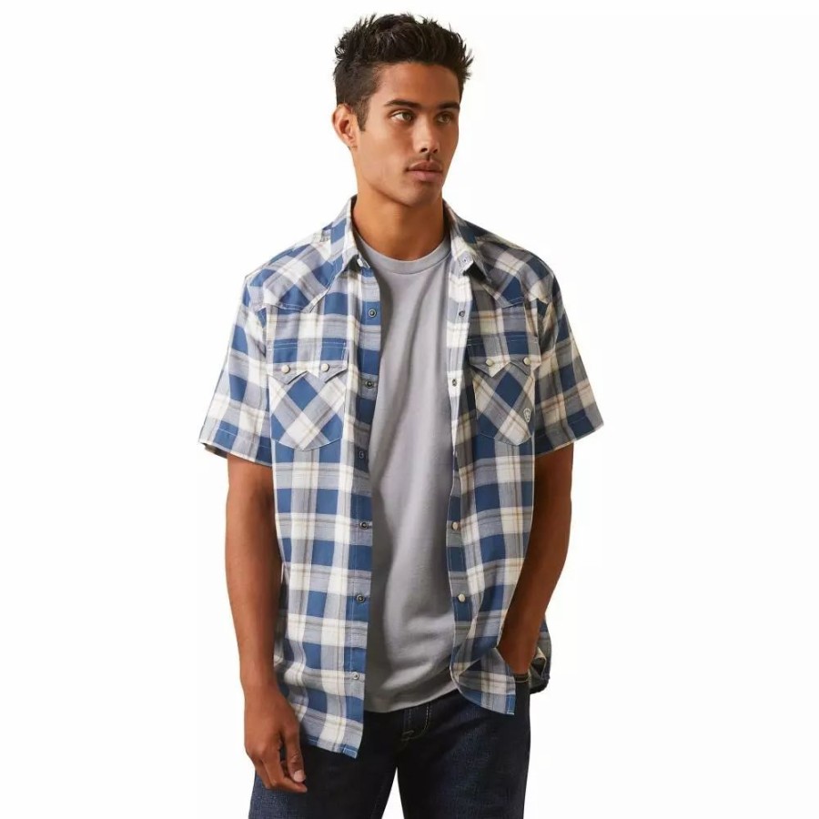 Men * | Ariat Men'S Hummer Retro Fit Shirt