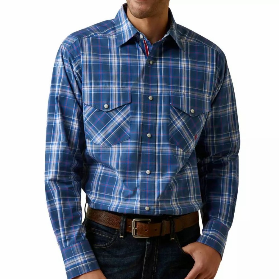 Men * | Ariat Men'S Pro Series Jaxton Classic Fit Shirt