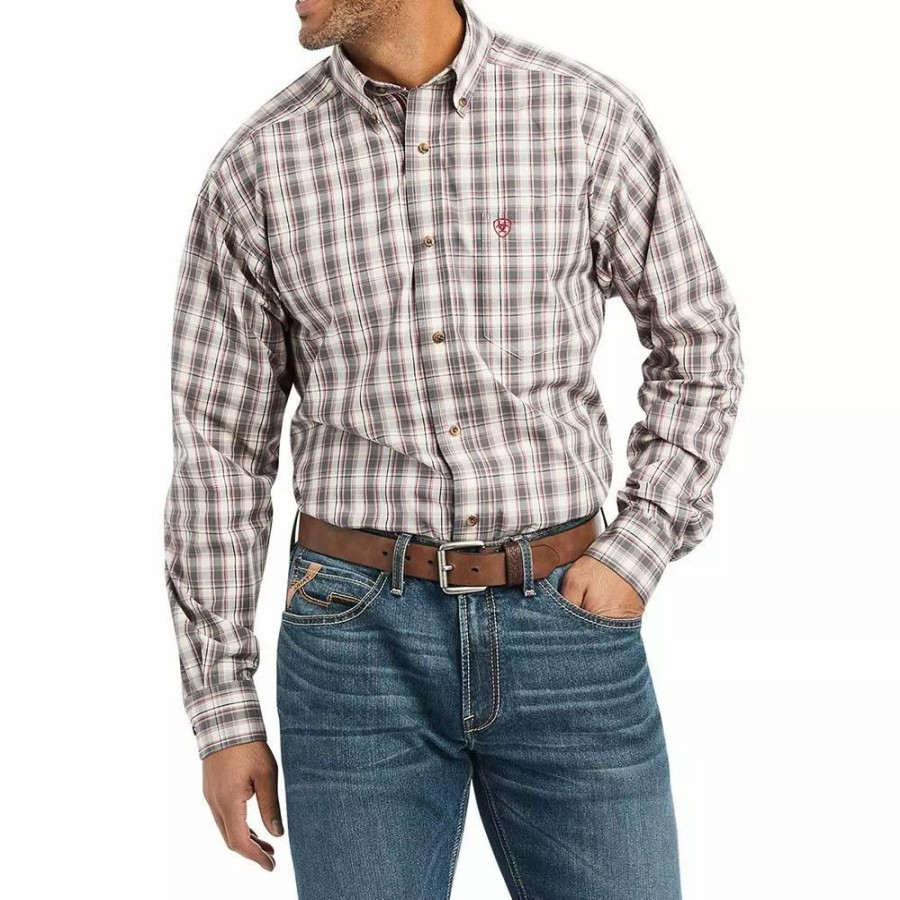 Men * | Ariat Men'S Pro Series Wynn Fitted Shirt