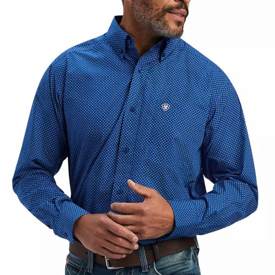 Men * | Ariat Men'S Benedict Classic Fit Shirt