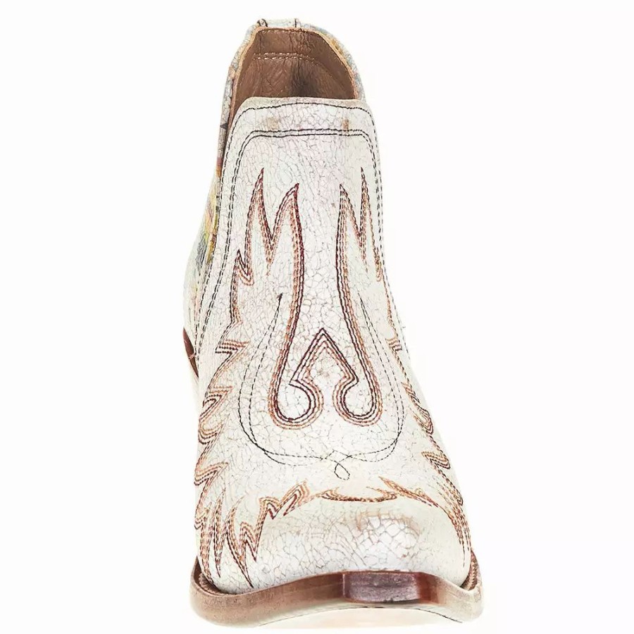 Women * | Women'S Ariat Pendleton Crackled White Dixon Boot