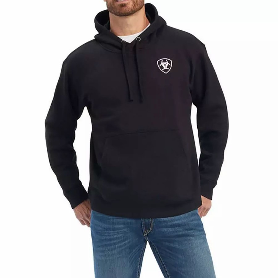 Men * | Ariat Men'S Americana Block Sweatshirt