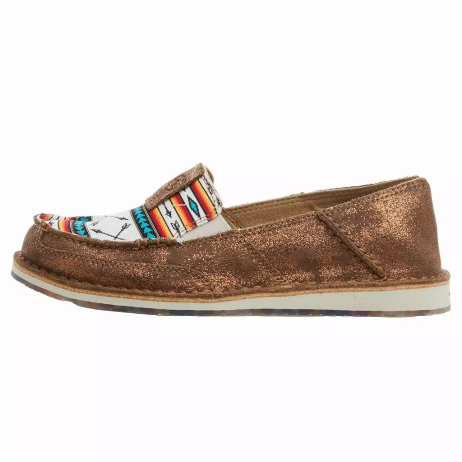 Women * | Ariat Women'S Cruiser Rose Gold/ Aztec Arrow Print Casual