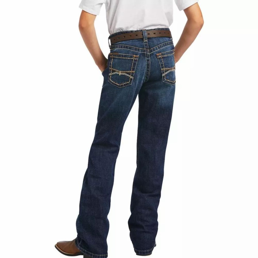 Kids * | Ariat Boy'S B4 Relaxed Ramos Fashion Bootcut Jean