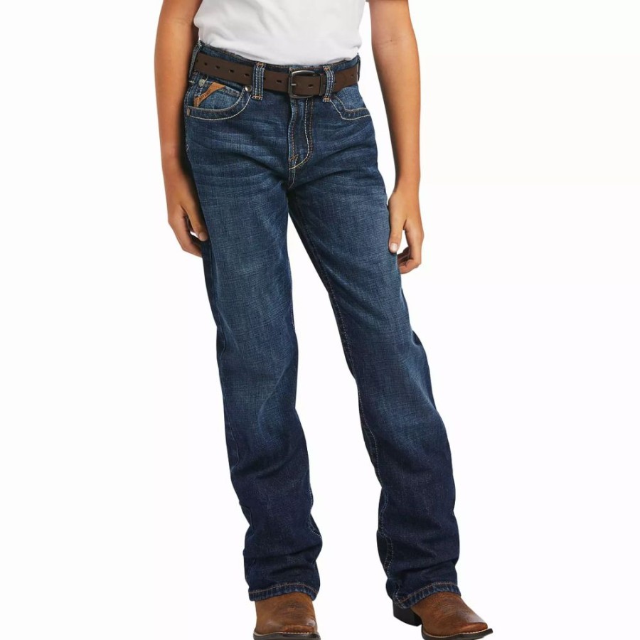 Kids * | Ariat Boy'S B4 Relaxed Ramos Fashion Bootcut Jean