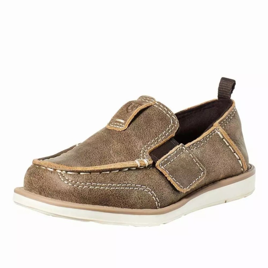 Kids * | Ariat Children'S Brown Bomber Cruiser Casual Shoe