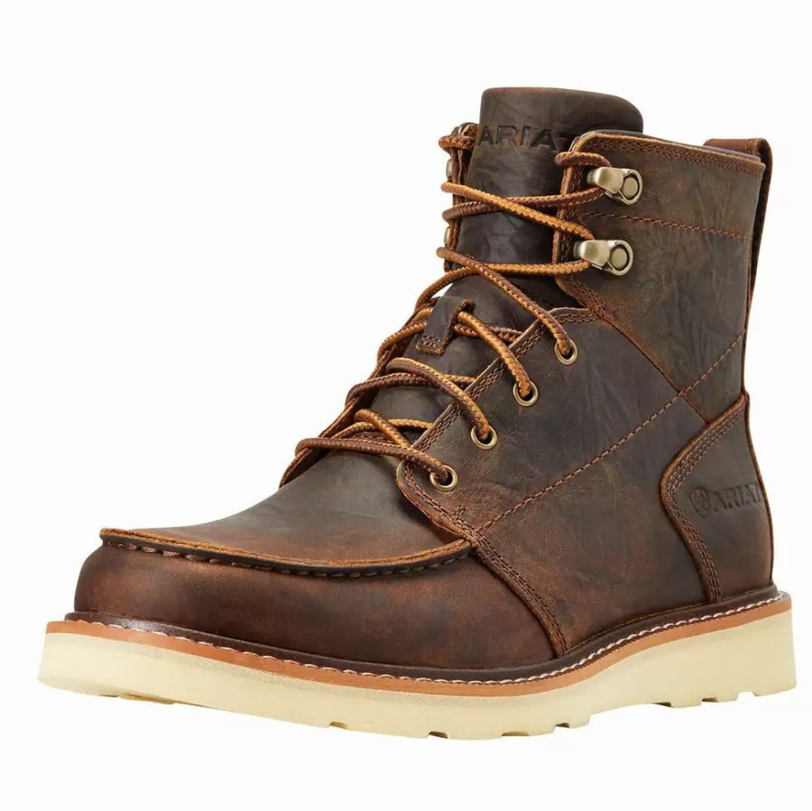 Men * | Ariat Men Brown Recon Lace Casual Boot