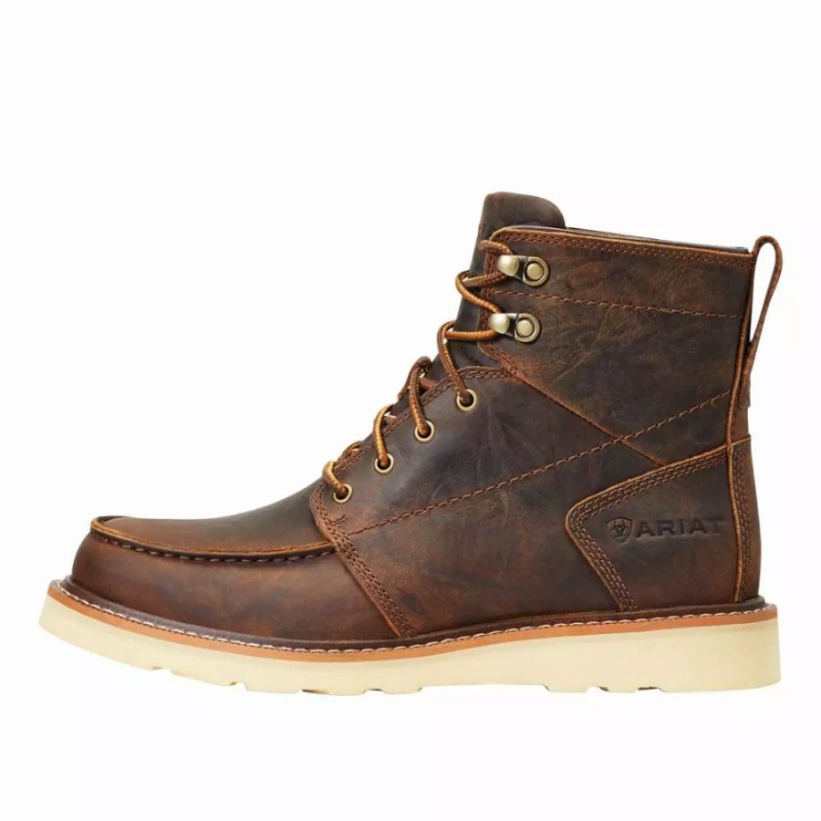 Men * | Ariat Men Brown Recon Lace Casual Boot