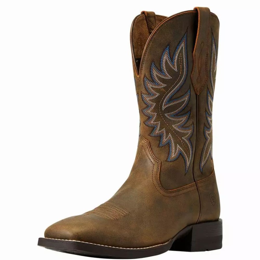 Men * | Ariat Men`S Brander Bear 11` Brown Top Square Toe Boot