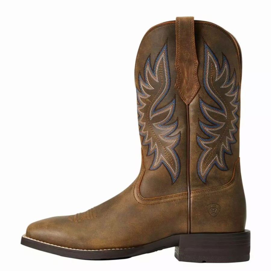 Men * | Ariat Men`S Brander Bear 11` Brown Top Square Toe Boot