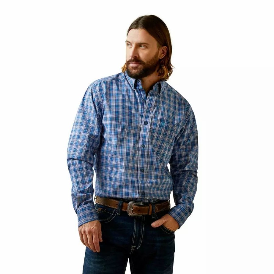 Men * | Ariat Men'S Pro Series Lonnie Fitted Shirt