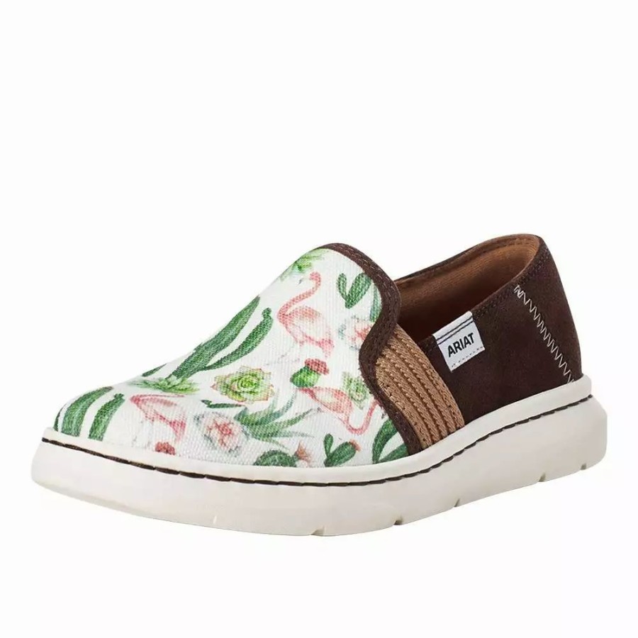 Women * | Ariat Womens Flamingo Print Ryder Casual