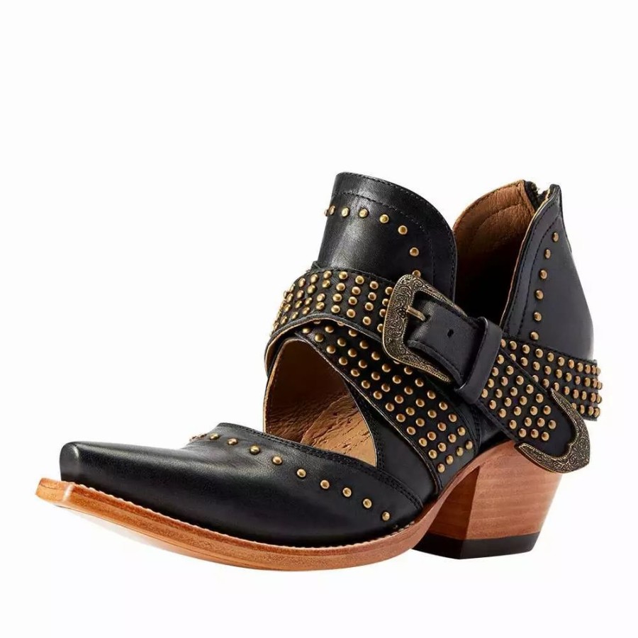 Women * | Ariat Women`S Brooklyn Black Dixon Bootie