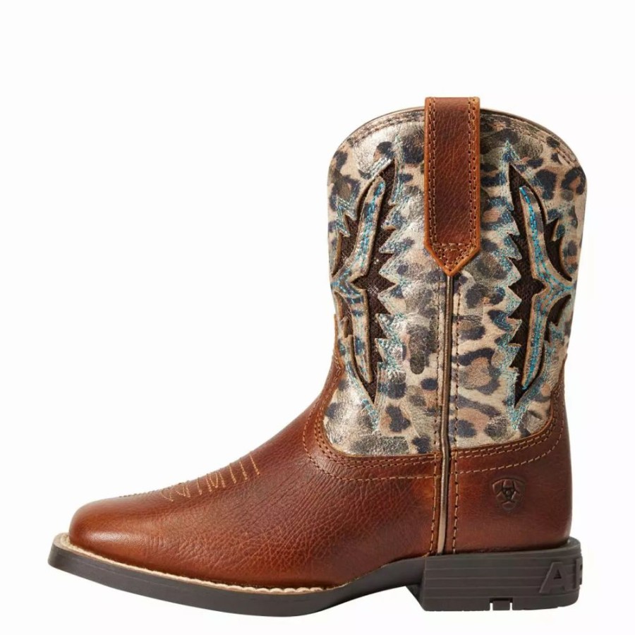 Kids * | Ariat Children'S Venttek Metallic Leopard Boot