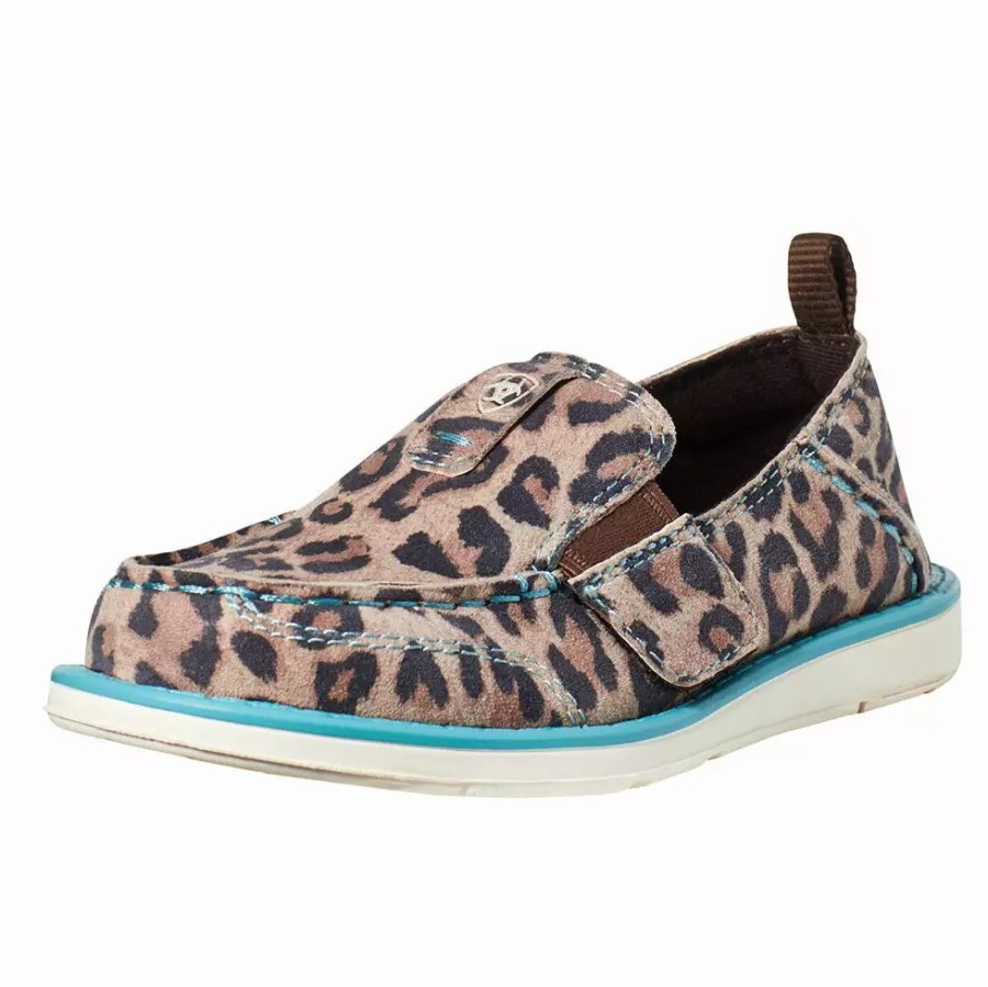 Kids * | Ariat Children'S Ariat Cheetah Easy Fit Cruiser Casual Shoe