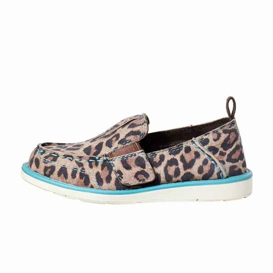 Kids * | Ariat Children'S Ariat Cheetah Easy Fit Cruiser Casual Shoe