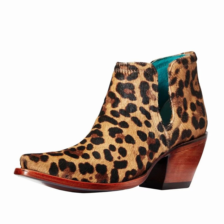 Women * | Ariat Womens Leopard Hair On Dixon