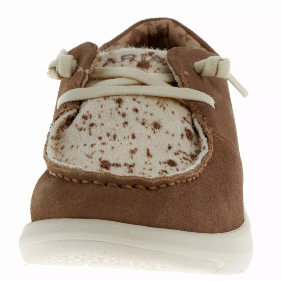 Women * | Ariat Women'S Walnut Spotted Hair On Hilo Casual Shoe