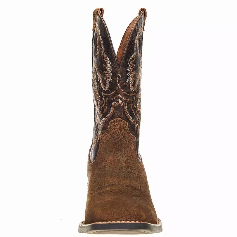 Men * | Ariat Men'S Sport Buckout Rough Ginger 11In. Rusted Iron Top Square Toe Boot