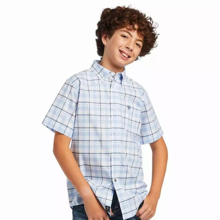 Kids * | Ariat Boy'S Pro Series Finnick Stretch Classic Fit Shirt