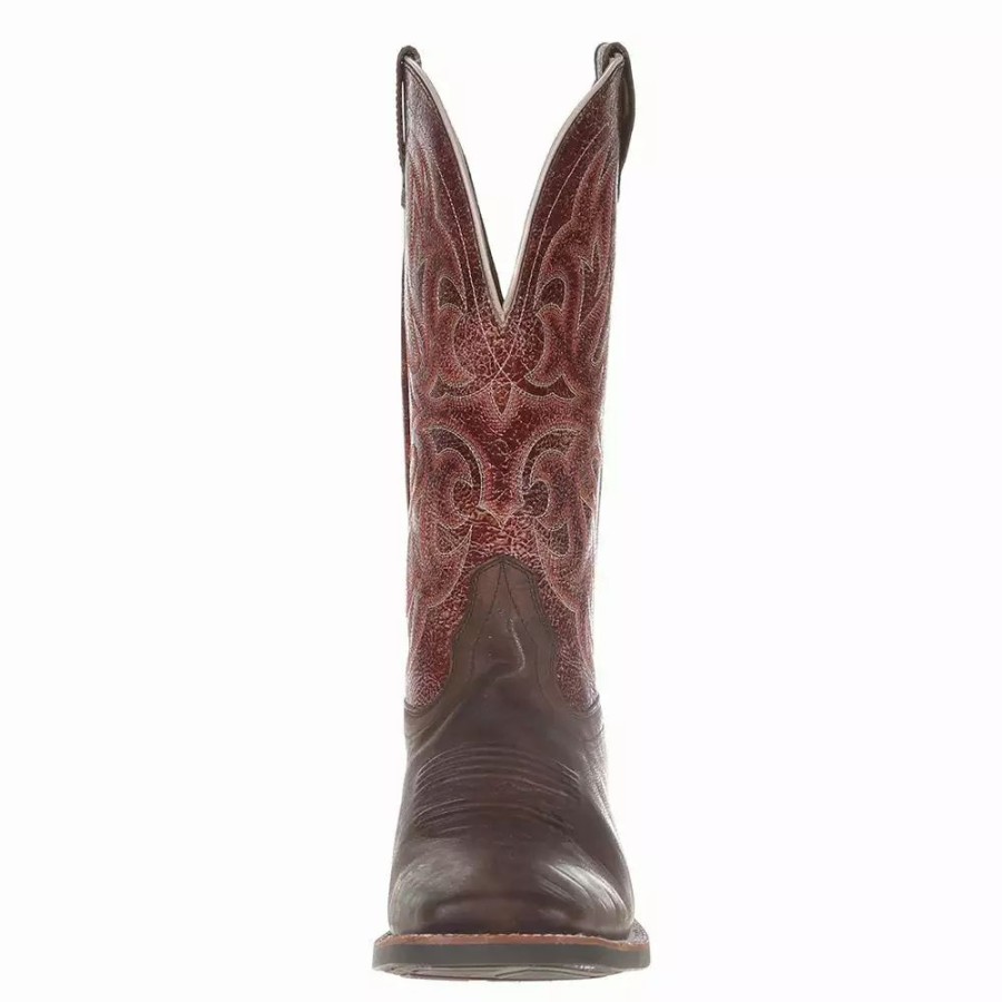 Men * | Relentless By Ariat Men'S Ariat Relentless Reacher Barrel Brown 13In. Shattered Brick Cowboy Boots