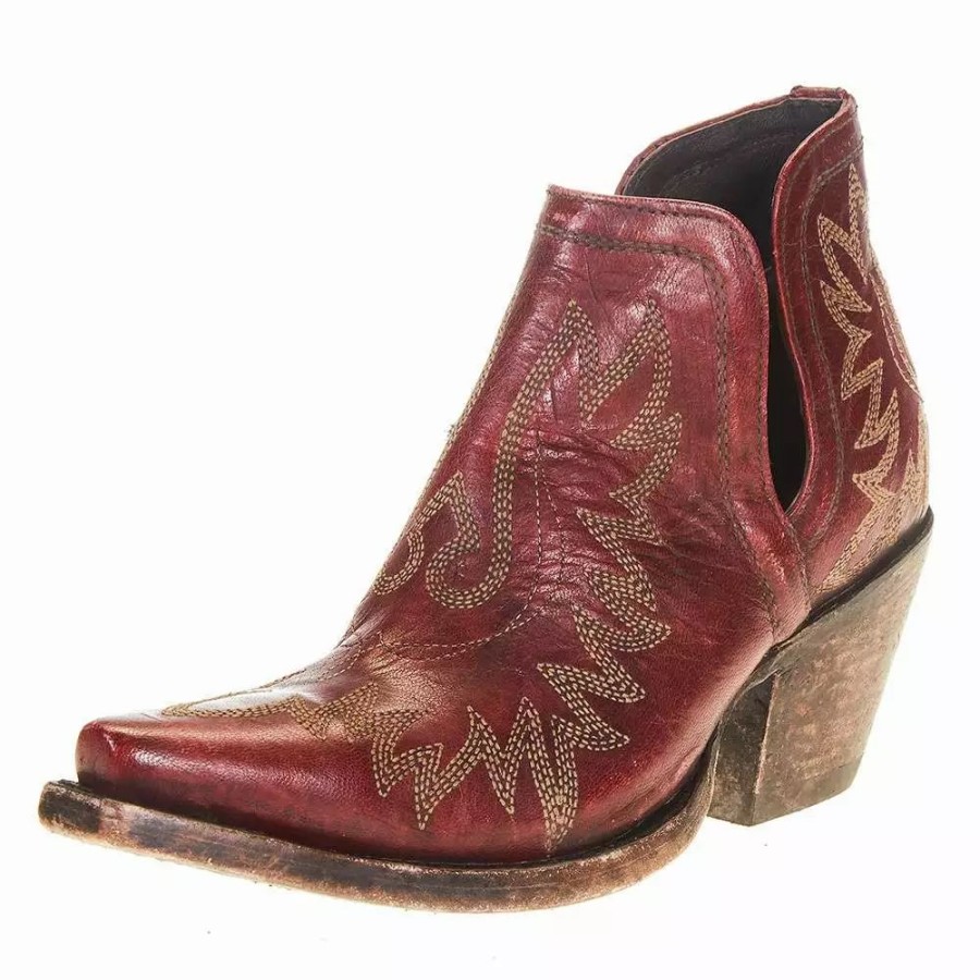 Women * | Ariat Women'S Weathered Red Dixon Boot