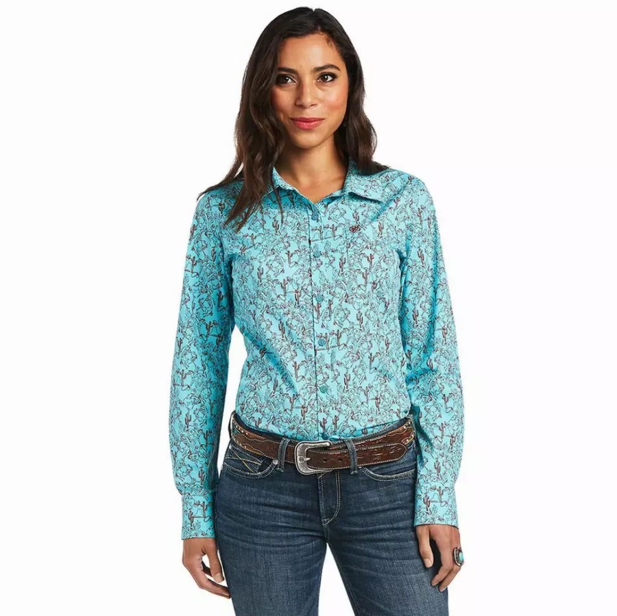 Women * | Women'S Ariat Real Kirby Stretch Shirt