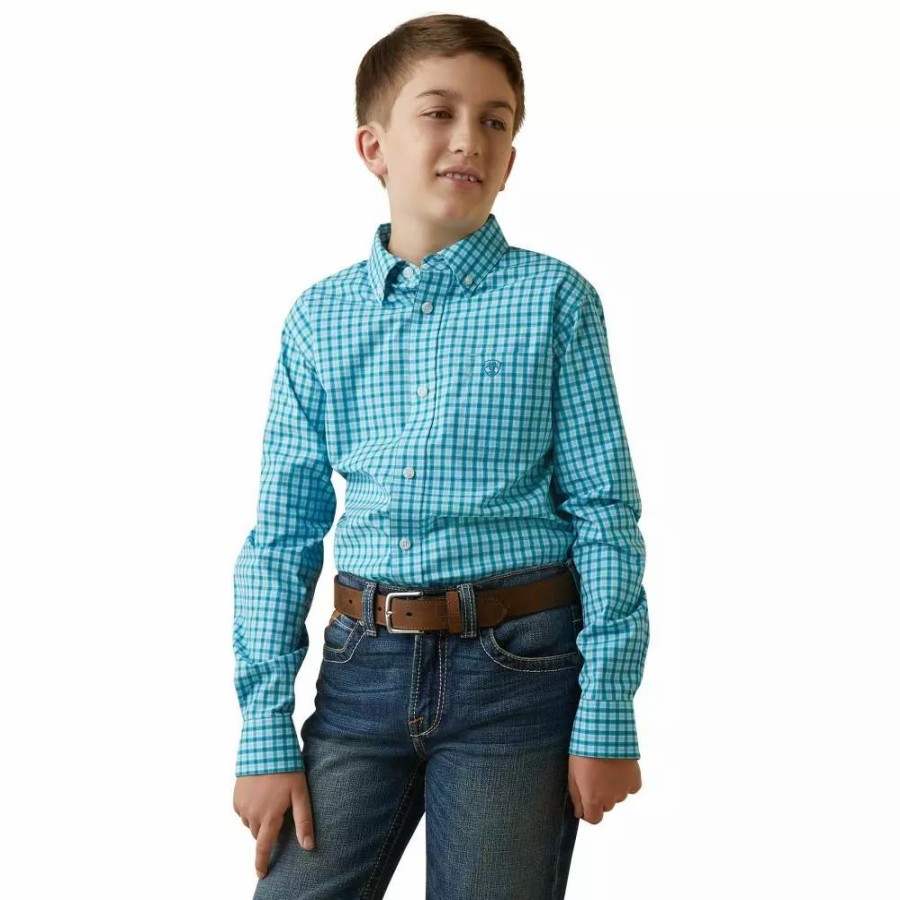 Kids * | Ariat Boy'S Pro Series Kalvin Classic Fit Shirt