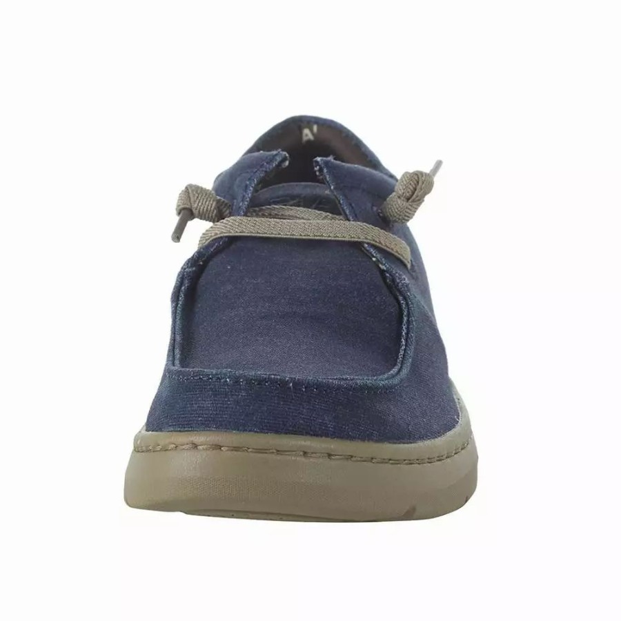 Men * | Ariat Mens Hilo Stretch Lace Heather Blue