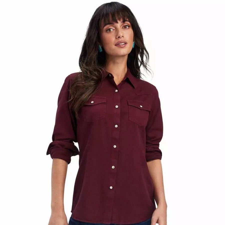 Women * | Ariat Women'S R.E.A.L. Jurlington Snap Shirt